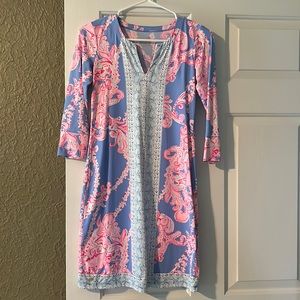 Lilly Pulitzer, XXS, pink & blue dress